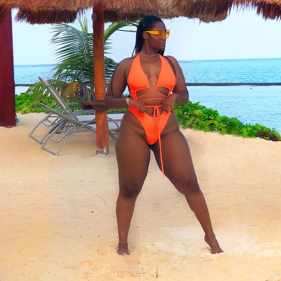 Sexy Strappy One Piece - Picture 1 of 3